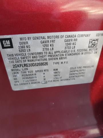 2GKFLRE30G6268626 GMC Terrain Denali