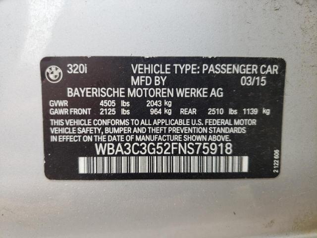 WBA3C3G52FNS75918 BMW 320 I Xdrive