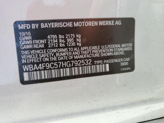 WBA4F9C57HG792532 BMW 430xi Gran Coupe