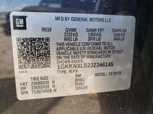 1GKKNXLS2JZ246145 GMC Acadia Denali