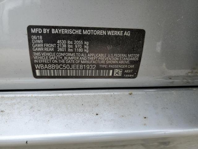 WBA8B9C50JEE81932 BMW 330 I