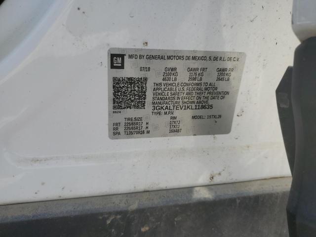 3GKALTEV1KL118635 GMC Terrain Sle