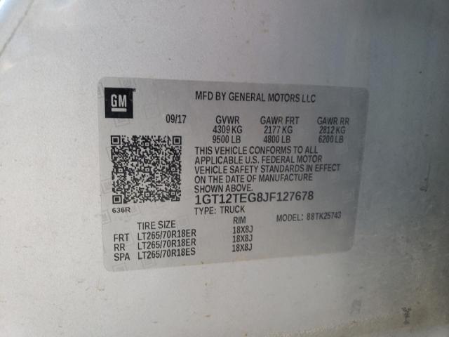 1GT12TEG8JF127678 GMC Sierra K2500 Slt