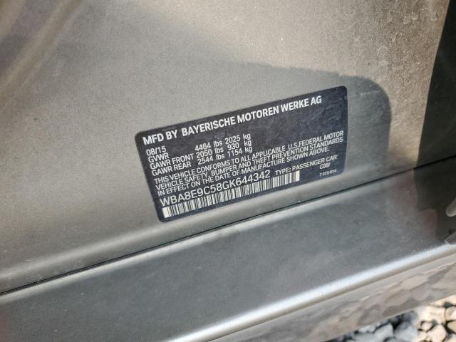 WBA8E9C58GK644342 BMW 328 I Sulev