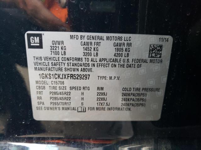 1GKS1CKJXFR529297 GMC YUKON DENALI