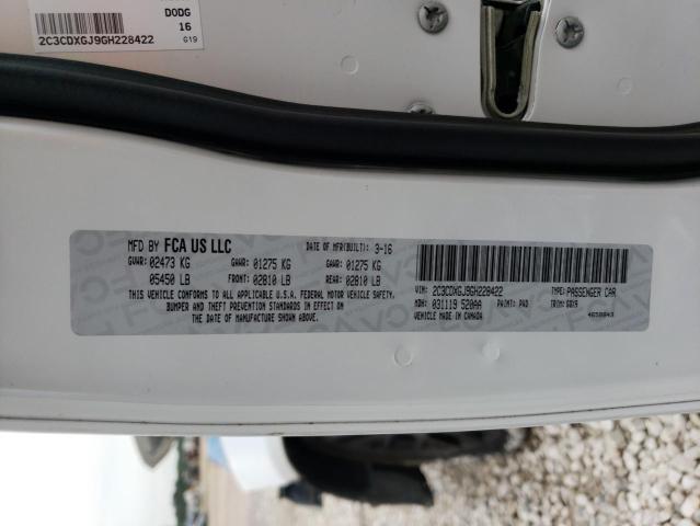 2C3CDXGJ9GH228422 Dodge Charger R/t Scat Pack