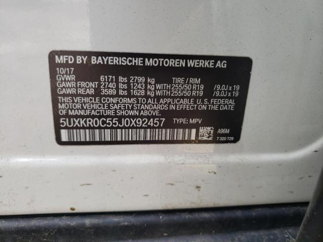 5UXKR0C55J0X92457 BMW X5 Xdrive35i