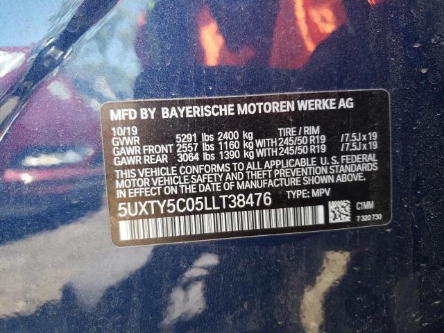 5UXTY5C05LLT38476 BMW X3 Xdrive30i