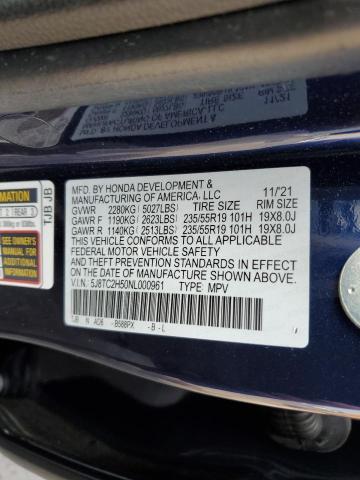 5J8TC2H50NL000961 Acura Rdx Technology