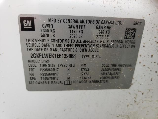 2GKFLWEK1E6139068 GMC Terrain Sle