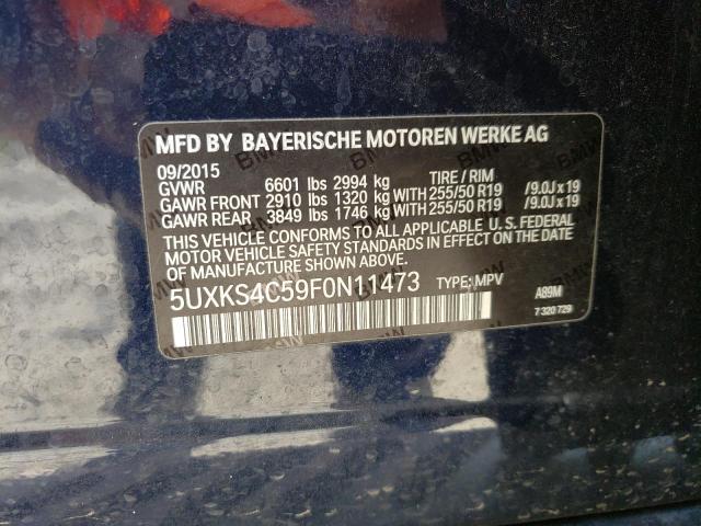 5UXKS4C59F0N11473 BMW X5 Xdrive35d