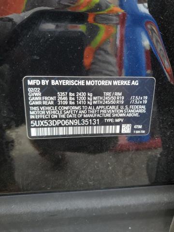 5UX53DP06N9L35131 BMW X3 Xdrive30i