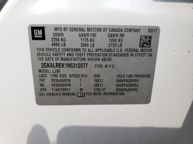 2GKALREK1H6312877 GMC Terrain Denali