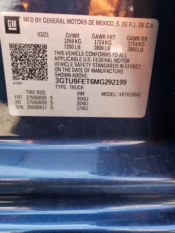 3GTU9FET6MG292199 GMC Sierra K1500 Denali