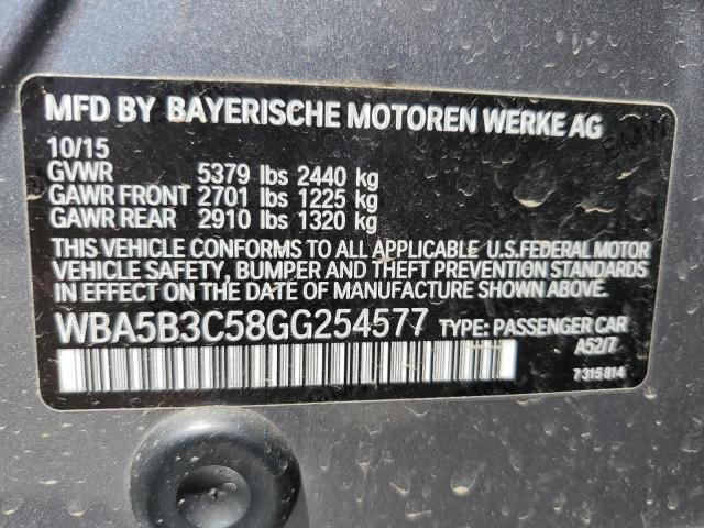 WBA5B3C58GG254577 BMW 535 XI