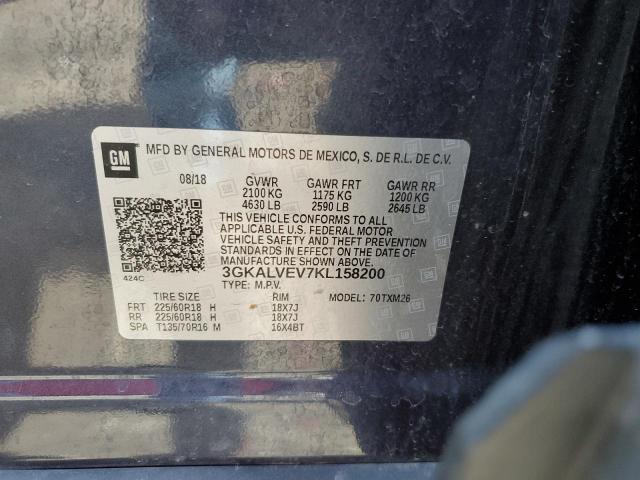 3GKALVEV7KL158200 GMC Terrain Slt