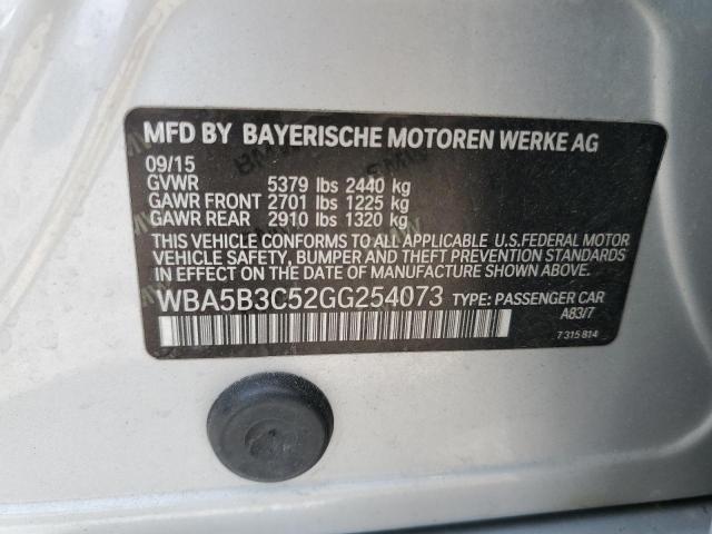 WBA5B3C52GG254073 BMW 535 XI