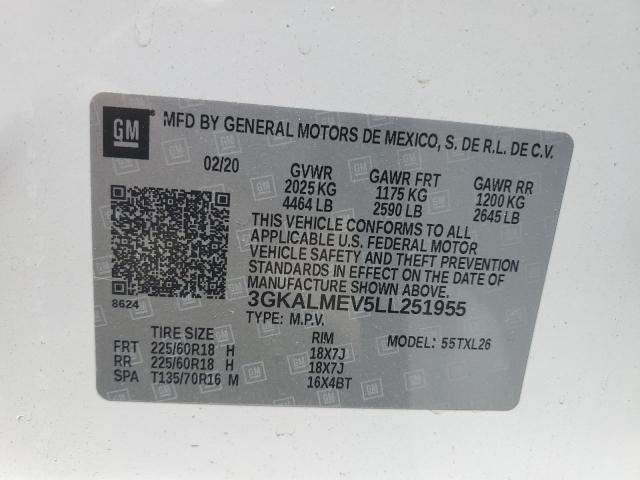 3GKALMEV5LL251955 GMC Terrain Sle