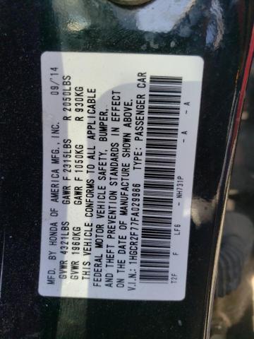 1HGCR2F77FA029986 Honda ACCORD EX