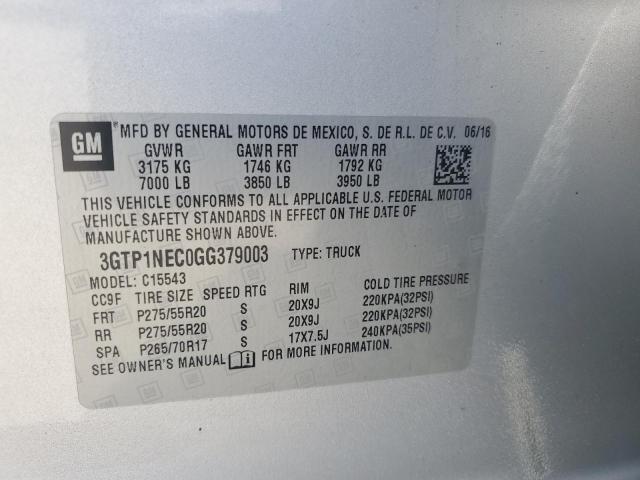 3GTP1NEC0GG379003 GMC Sierra C1500 Slt