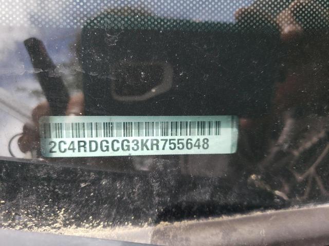 2C4RDGCG3KR755648 Dodge Grand Caravan Sxt