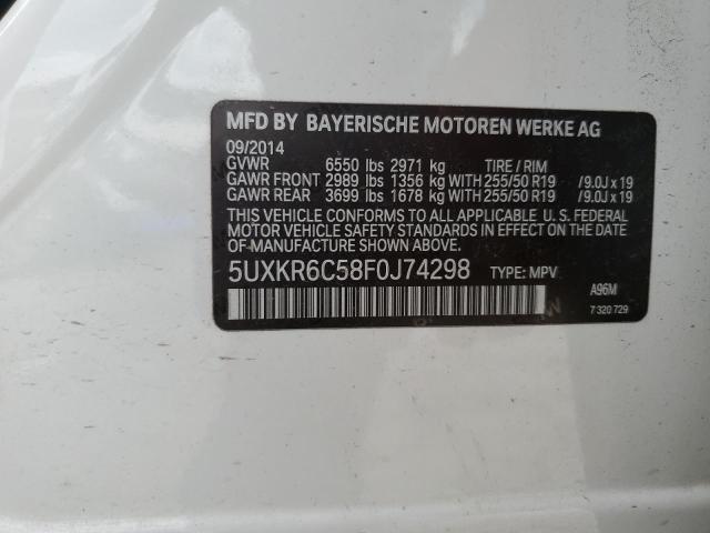 5UXKR6C58F0J74298 BMW X5 Xdrive50i