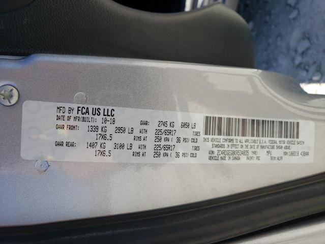 2C4RDGEG8KR534835 Dodge Grand Caravan Gt