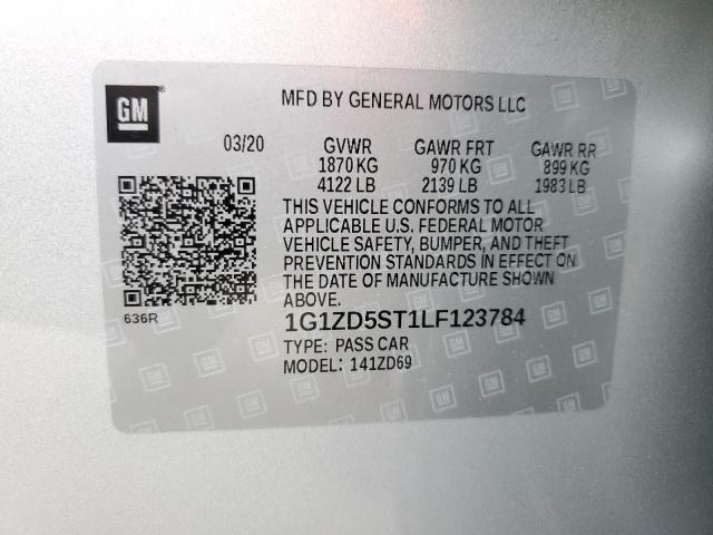 1G1ZD5ST1LF123784 Chevrolet MALIBU LT