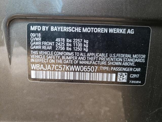 WBAJA7C57KWW06507 BMW 530 XI