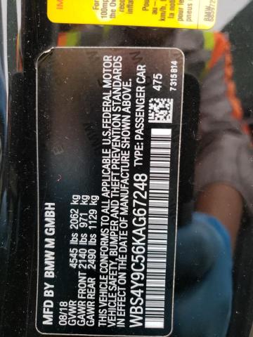 WBS4Y9C56KAG67248 BMW M4