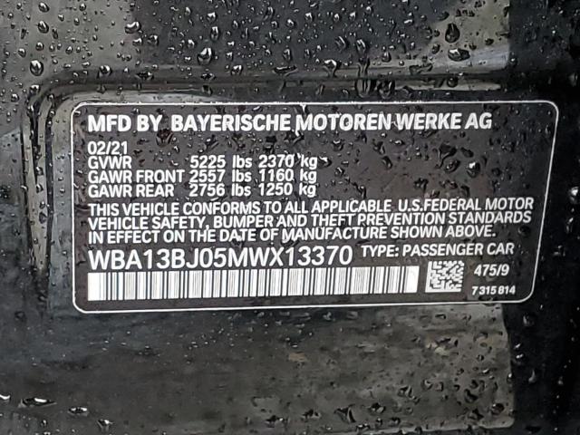 WBA13BJ05MWX13370 BMW 530 XI