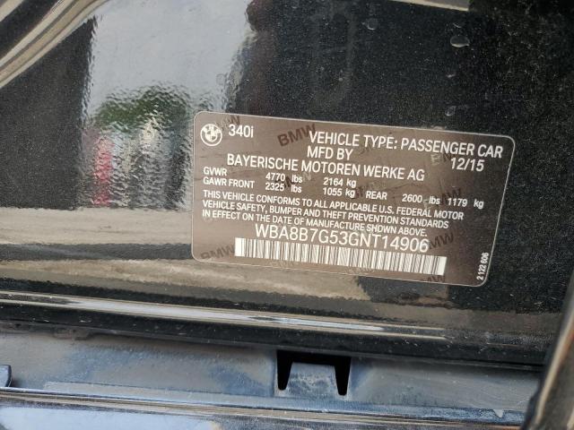 WBA8B7G53GNT14906 BMW 340 XI