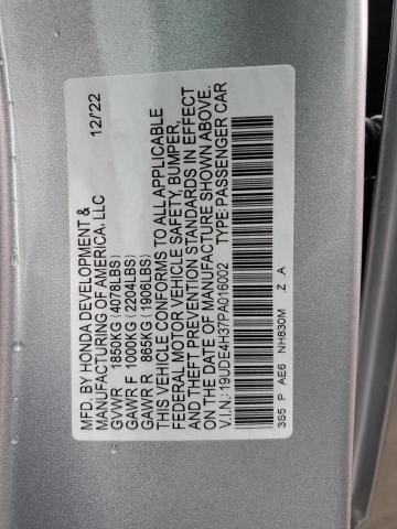 19UDE4H37PA016002 Acura Integra A-spec