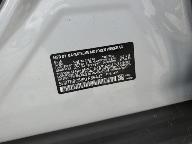 5UXTR9C58KLP89433 BMW X3 Xdrive30i