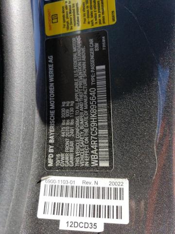 WBA4R7C59HK895640 BMW 430I