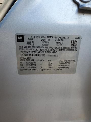 2GKFLWEK5F6388782 GMC Terrain Sle