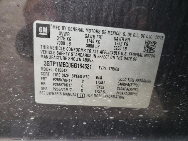 3GTP1MEC0GG164621 GMC Sierra C1500 Sle