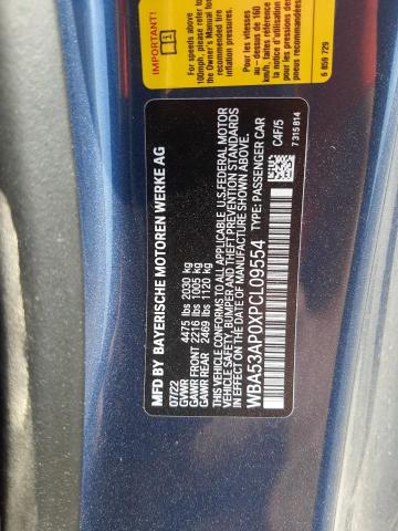 WBA53AP0XPCL09554 BMW 430I