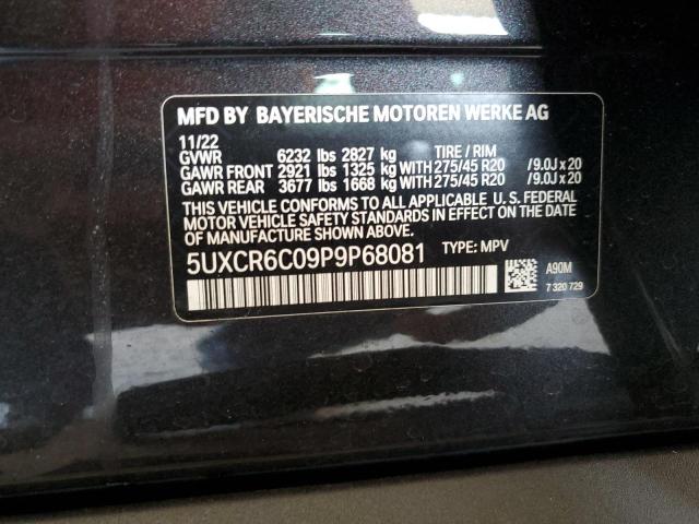 5UXCR6C09P9P68081 BMW X5 Xdrive40i