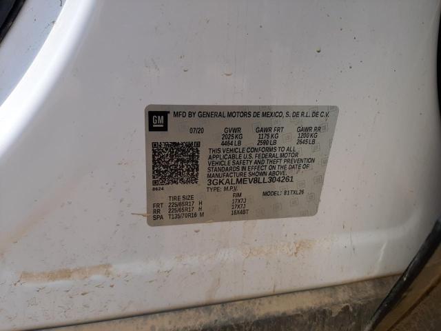 3GKALMEV8LL304261 GMC Terrain Sle