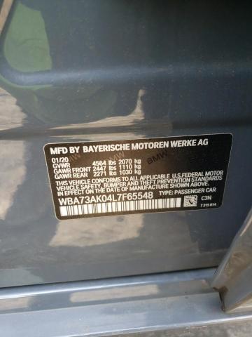 WBA73AK04L7F65548 BMW 228XI