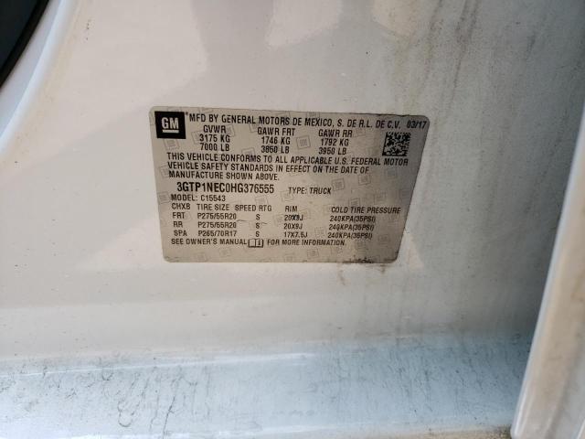 3GTP1NEC0HG376555 GMC Sierra C1500 Slt