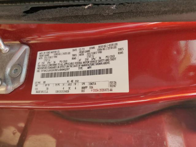 1FMCU0GX5EUB96257 Ford ESCAPE SE