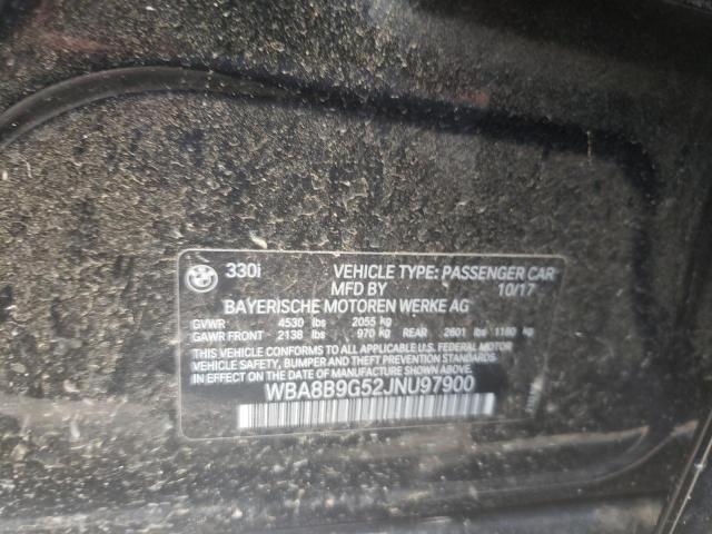 WBA8B9G52JNU97900 BMW 330 I