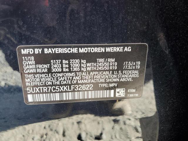 5UXTR7C5XKLF32622 BMW X3 Sdrive30i