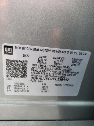 3GKALVEG7PL138442 GMC Terrain Slt