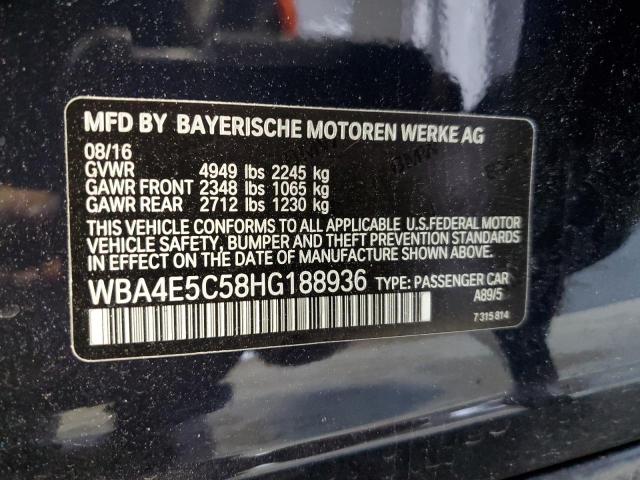 WBA4E5C58HG188936 BMW 440xi Gran Coupe