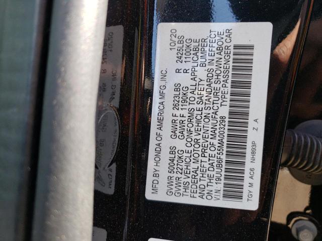 19UUB6F55MA003298 Acura Tlx Tech A