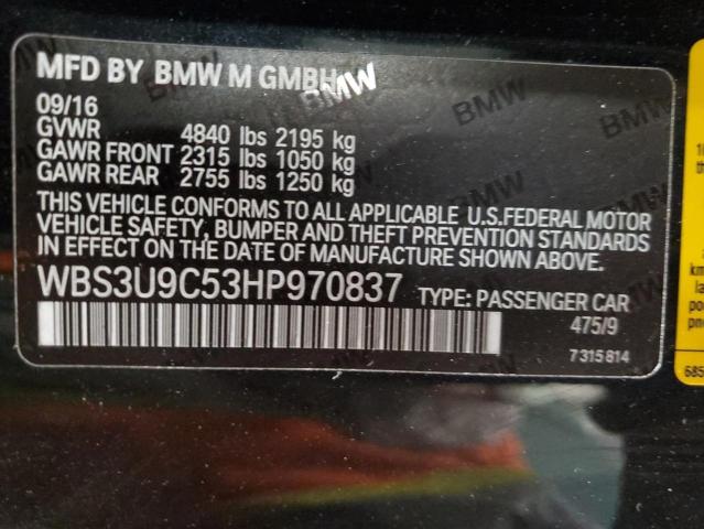 WBS3U9C53HP970837 BMW M4