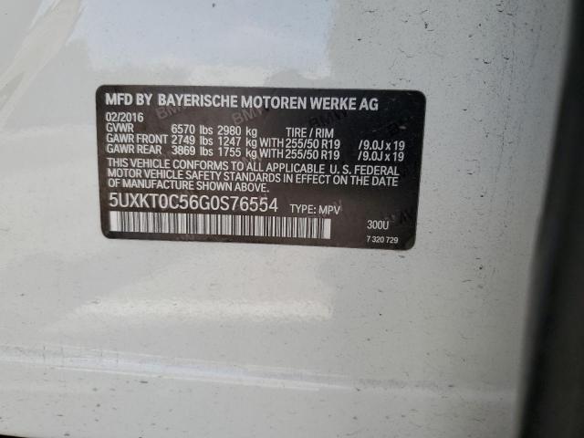 5UXKT0C56G0S76554 BMW X5 Xdr40e